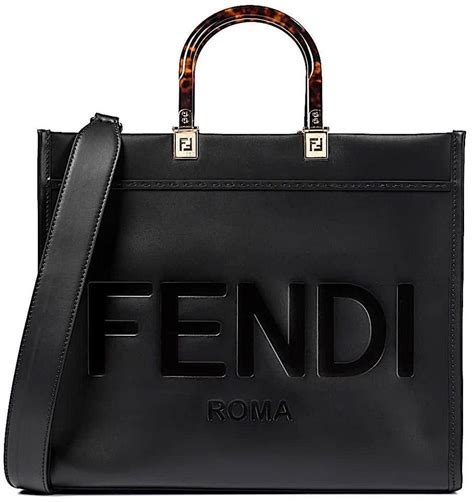 fendi shopper tote on sale|fendi tote bag sale.